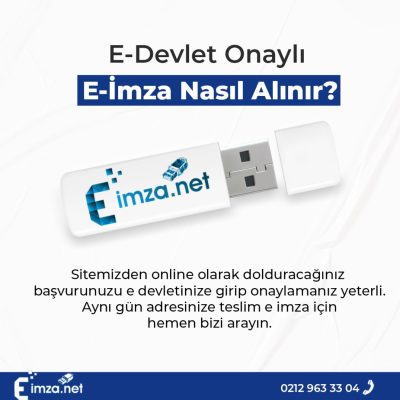 E-devlet Onaylı E-imza Nasıl Alınır_